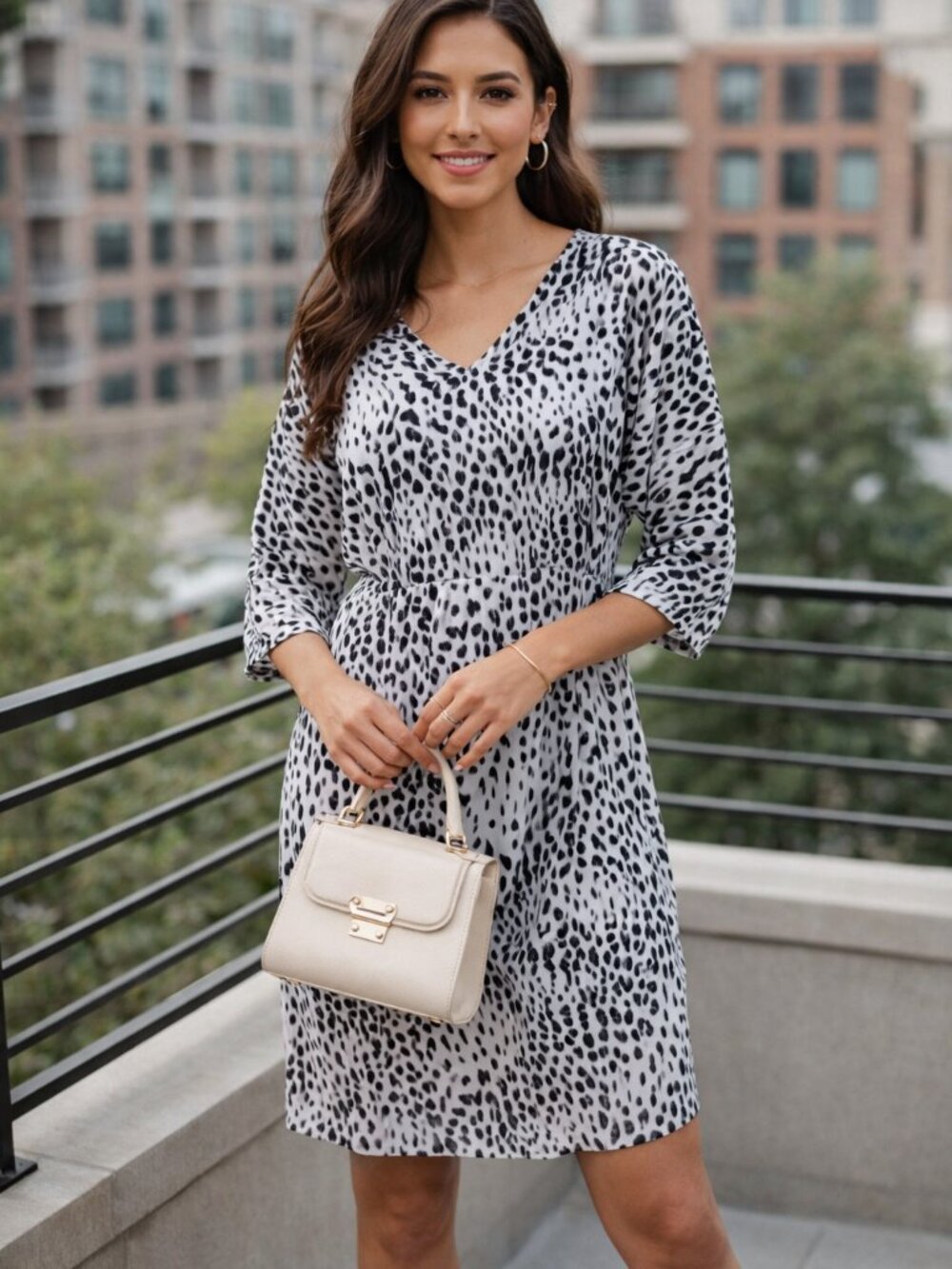 Collective Concepts Leopard Print Dress
